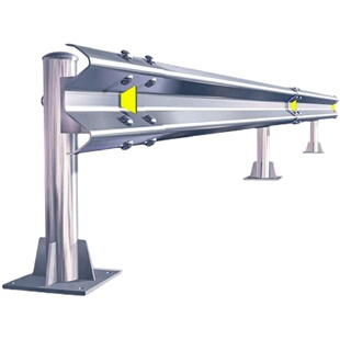 乡村公路波形护栏板国道热镀锌双波护栏安全防撞波型道路栏杆厂家