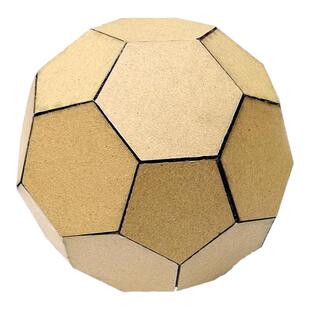 谷乐品幼儿园亲子活动玩墙面主题创意环创手工DIY足球纸板材料包