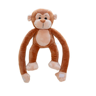 天威林长臂小猴子毛绒玩具猴公仔宝宝防撞头玩偶公仔绑窗帘猴娃娃