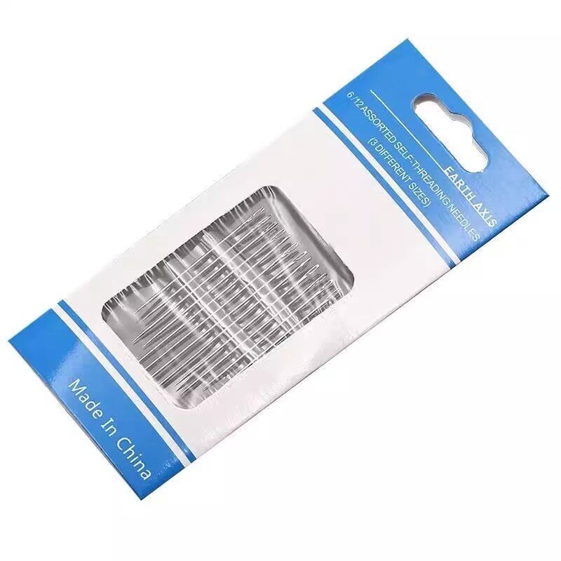 手缝针不用穿线的针免穿针家用缝衣针