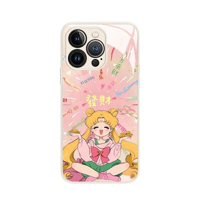 美少女战士手机壳发财趣味招财
