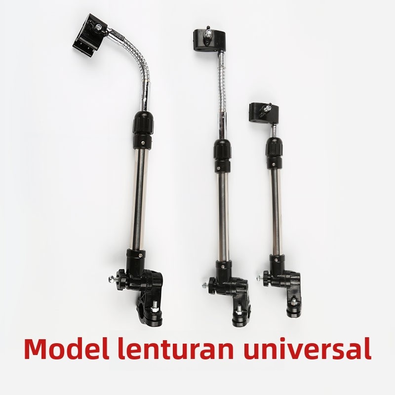 爆款自行车撑伞架电动车伞撑山地车婴儿车遮阳雨伞架软管支架伸缩