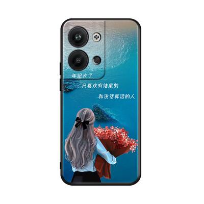 luckrider适用于OPPORENO9手机壳高级高颜值remo9硅胶软壳PHM110女0PP0Ren09情侣Reno9潮牌opop简约reon9防摔
