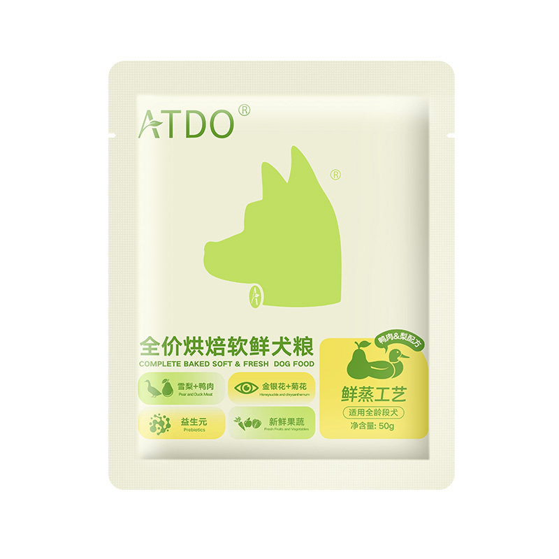 ATDO鸭肉梨鲜蒸软粮低温烘焙狗粮