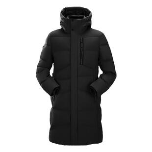 探路者羽绒服男秋冬户外防风保暖男士上衣长款连帽鸭绒运动外套