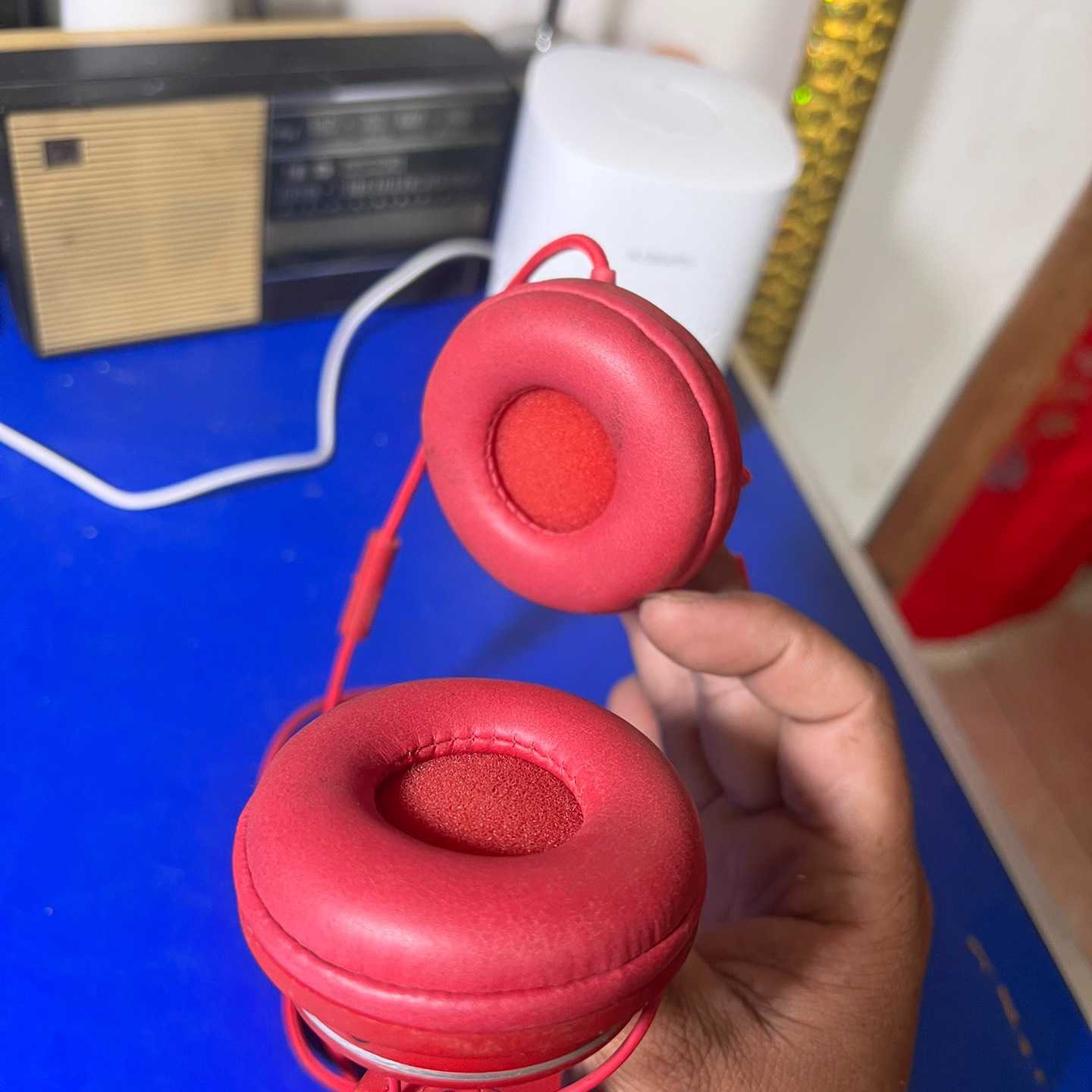 议价urbanears城市之音头戴式耳机红色正品