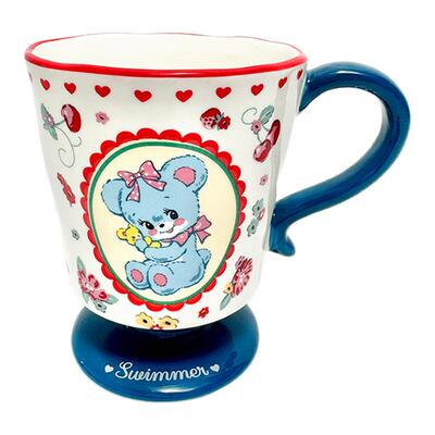 SWIMMER高脚马克杯复古小熊款