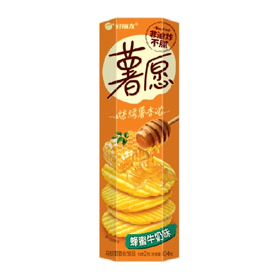 好丽友蜂蜜牛奶味零食薯片