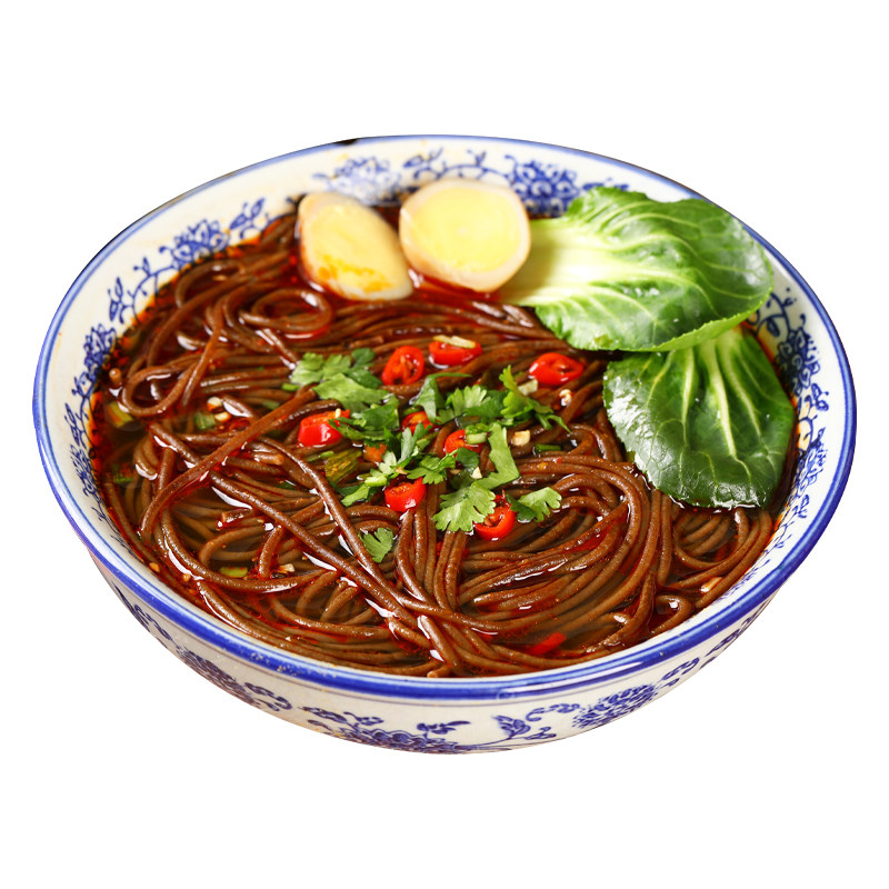 蓝田玉山荞麦饸饹免煮方便面速食
