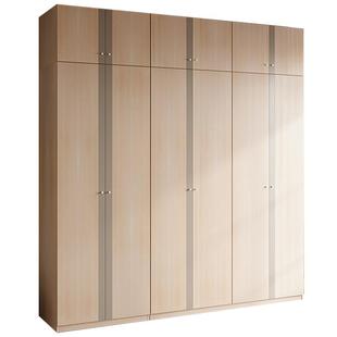 政府补贴全友家居北欧原木风组合衣柜家用卧室两门三门收纳大衣橱