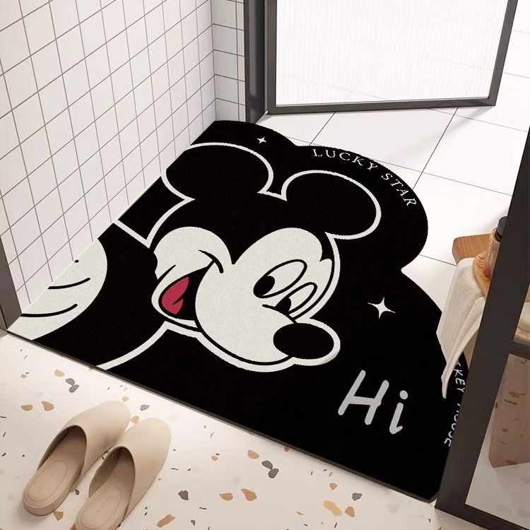 卡通卫浴强吸水地垫厕所门垫卫生间门口防滑防摔脚垫秋冬家用地毯
