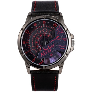 Fate手表幸运石官方正版联名动漫游戏周边saber黑呆fgo男女学生款