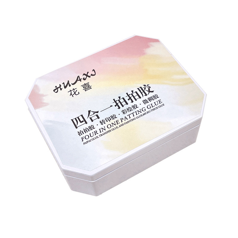 彩绘拍拍胶高饱和遮盖游离线四宫格固态腮红渐变甲油胶美甲店专用