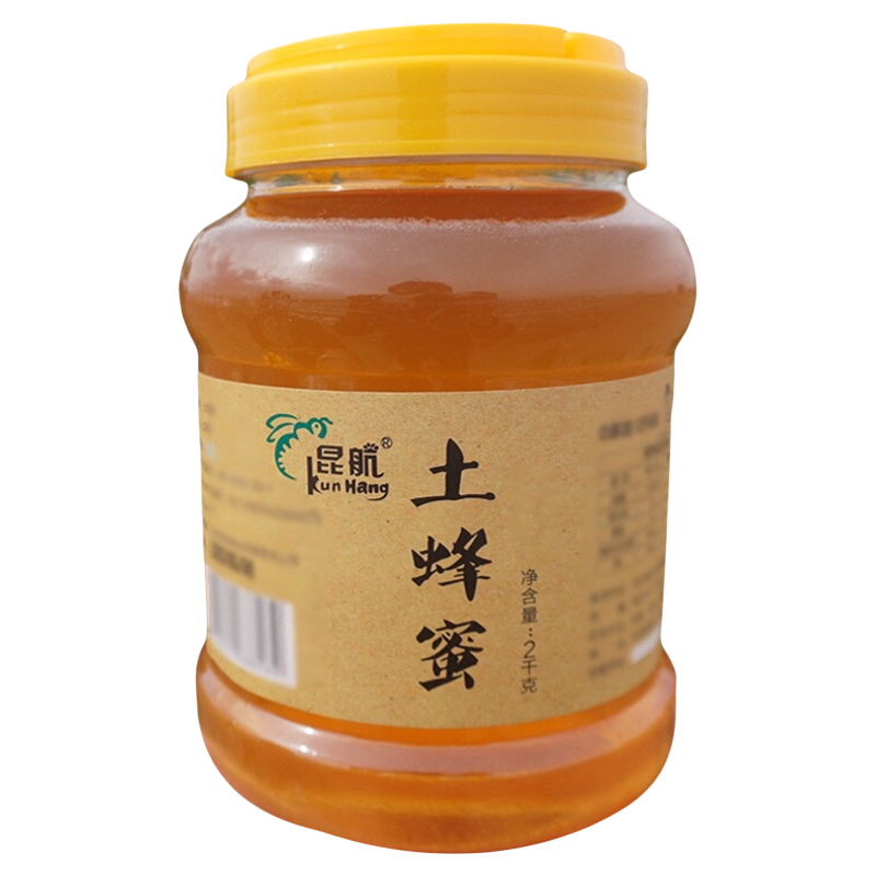 甘肃景泰条山昆航土蜂蜜2kg/瓶