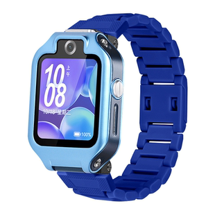 适用于华为儿童电话手表5x新款磁吸闪扣表带5x pro智能运动链式手表腕带男女学生可调节加长手链替换配件