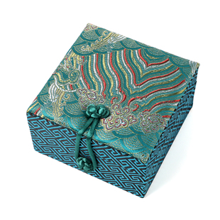 高档复古首饰盒锦盒吊坠盒玉器戒指收纳盒翡翠玉镯盒子手镯包装盒