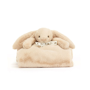 英国Jellycat致臻害羞维洛邦尼兔毯子婴儿毛毯礼盒可爱安抚礼物