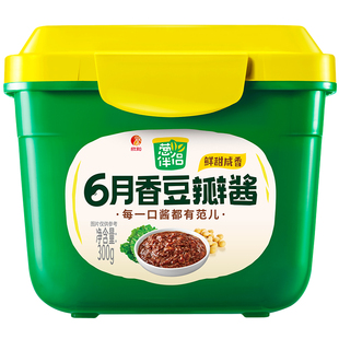 葱伴侣6月香豆瓣酱300g 大豆原酿酱无增稠剂蘸拌焖炒东北大酱家用