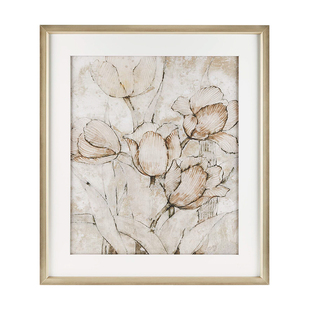 HarborHouse墙面郁金香装饰画客厅挂画高级感 墙画壁画美式Grace