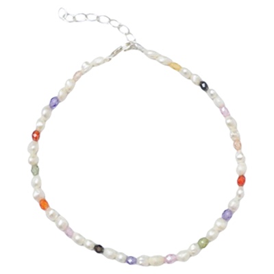 XTASTE 希腊 Hermina Athens 彩色水晶珍珠项链小众设计品牌正品