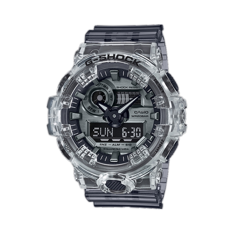 卡西欧冰韧系列 GSHOCK冰川限定透明方块GA-700SK DW-5600 GA-400