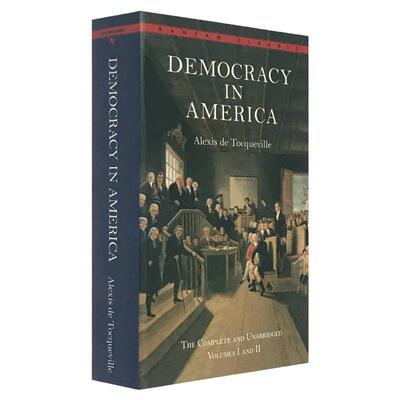 民主在美国 英文原版小说 Democracy in America 论美国的民主 英文版 Alexis de Tocqueville 社会学著作 托克维尔 进口英语书籍