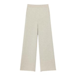 BLUE ERDOS 冬季复古简约绵羊毛羊绒阔腿针织休闲长裤女