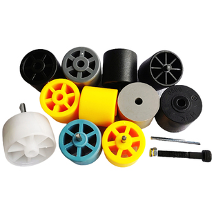 封边机配件大全橡胶支架轮电子锯输送滚轮托架轮轮流利条导轨滑轮