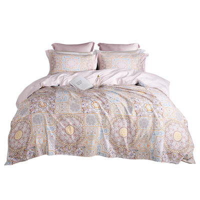 卡撒天娇欧式长绒棉贡缎四件套