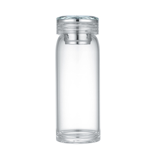 诺岩小肚玻璃杯2024新款男女泡茶水杯茶水分离大容量车载夏季茶杯