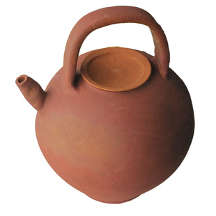 湖北应城特产红茶壶复古西瓜壶老石壶土泥茶壶陶壶送木塞茶叶包邮