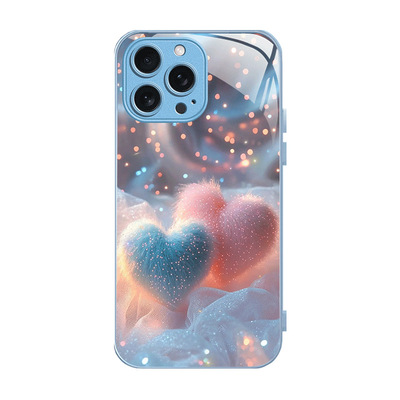 A56苹果17SamsungS24u三星S23ultra手机壳21加S25FE爱心22高级感54玻璃14case55适用16plus女20+15小众26电话