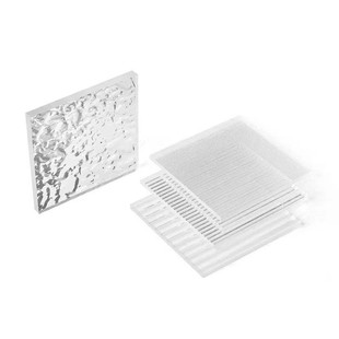 透明水波纹亚克力板石头纹有机玻璃条纹长虹纹理板隔断柜门板定制