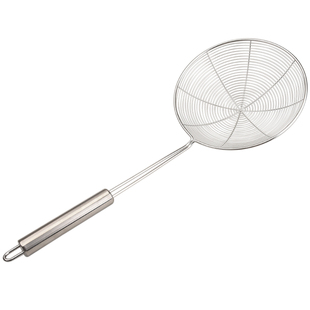 不锈钢小笊篱粗网打边炉漏勺撒粉打渣漏勺家用厨房油炸捞花椒漏勺