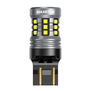 新款超高亮汽车辅助led刹车灯泡透镜T20双丝改装车尾灯1157流氓灯