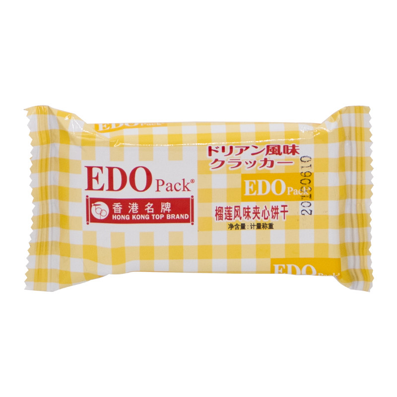 edopack榴莲柠檬芝士夹心饼干