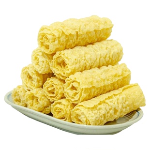 响铃卷火锅麻辣烫螺蛳粉海底捞同款专用豆皮食材炸豆皮商用批发