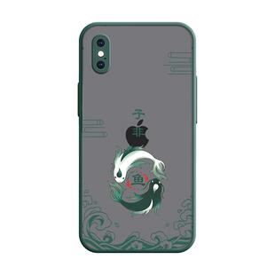 适用iPhone Xs Max手机壳苹果XS保护果x硅胶套xr全包镜头iPhonex防摔子非鱼磨砂Xsmax半透明软壳男xMax女创意