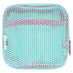 多巴胺豆腐包迷你网纱便携旅行洗漱化妆品收纳包补妆包网格杂物包