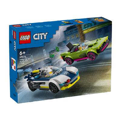 乐高大追击儿童拼插积木玩具