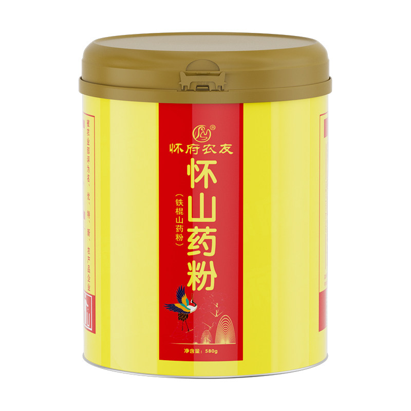 无蔗糖正宗垆土纯铁棍山药粉河南焦作温县营养代早餐冲泡即食580g