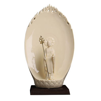 陶瓷大愿地藏菩萨佛像客厅摆件