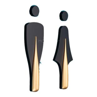 个性金属洗手间门牌酒店民宿墙面指引导视牌公共卫生间指示牌厕所wc男女logo牌子设计餐厅饭店公共标识牌定制