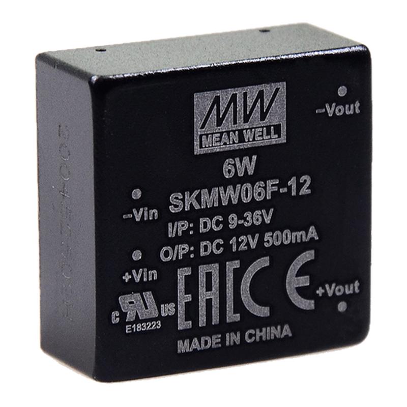 明纬DCDC模块电源 SKMW/DKMW 06F/06G 6W 05V9V12V15V24V03