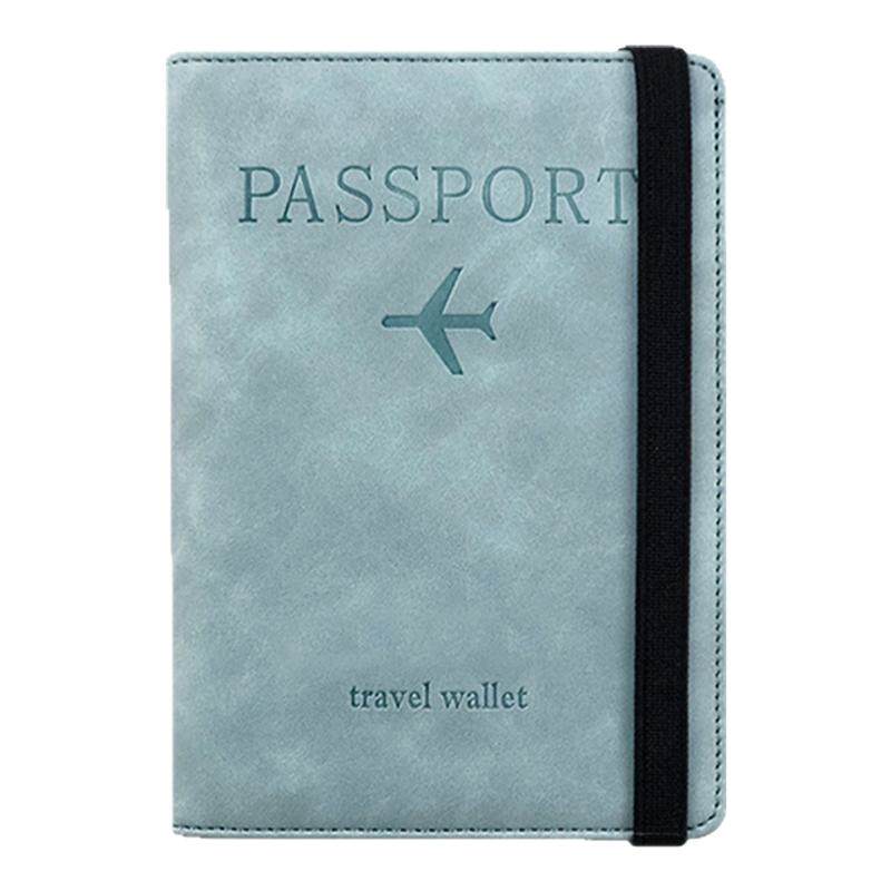 护照包保护套防盗刷证件收纳包护照夹护照RFID出国旅行证件卡包套