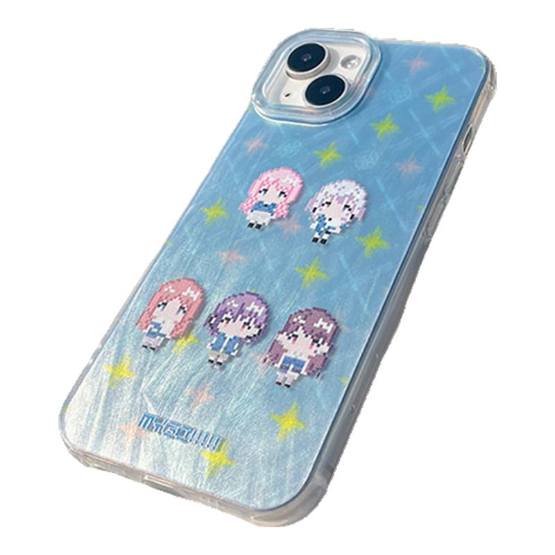 创意MyGo手机壳Ave像素风Mujica适用于安卓iphone16plus磨砂17pro分层印刷12少女乐队BanG 