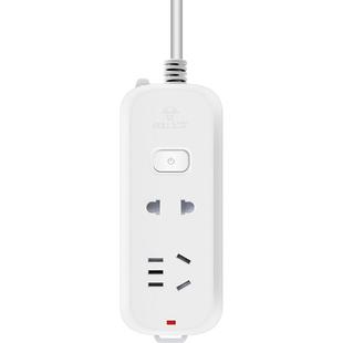 公牛小插排插座插线板多插位迷你小型带线单孔排查电源延长接线板