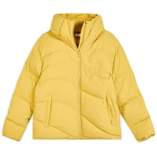 防风拒水80绒保暖运动羽绒服男PUMA彪马新款冬黄色鸭绒外套635784