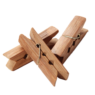 大号竹木夹千岛湖高山毛竹裤夹绑线油蜡碳化力道大夹力强重竹夹子