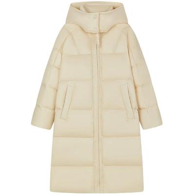 【双C泡芙】TeenieWeenie小熊女装羽绒服2025冬长款保暖连帽外套